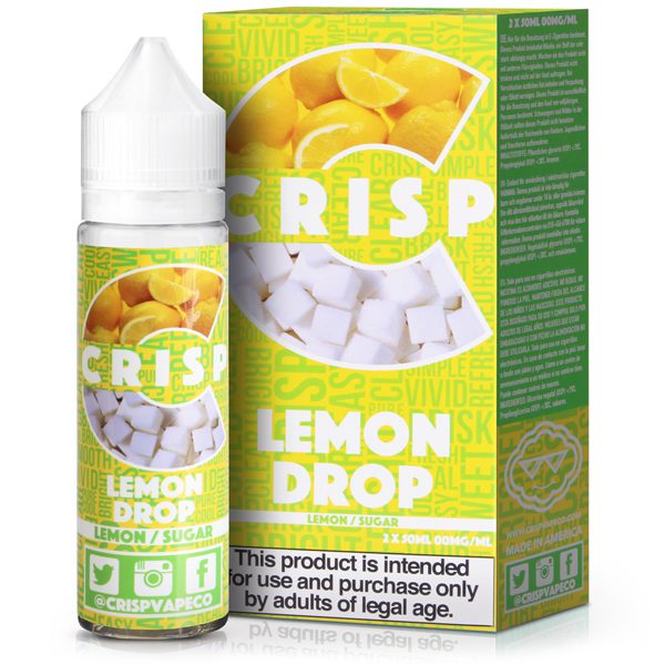 Crisp Lemon Drop 50ml Shortfill E-Liquid