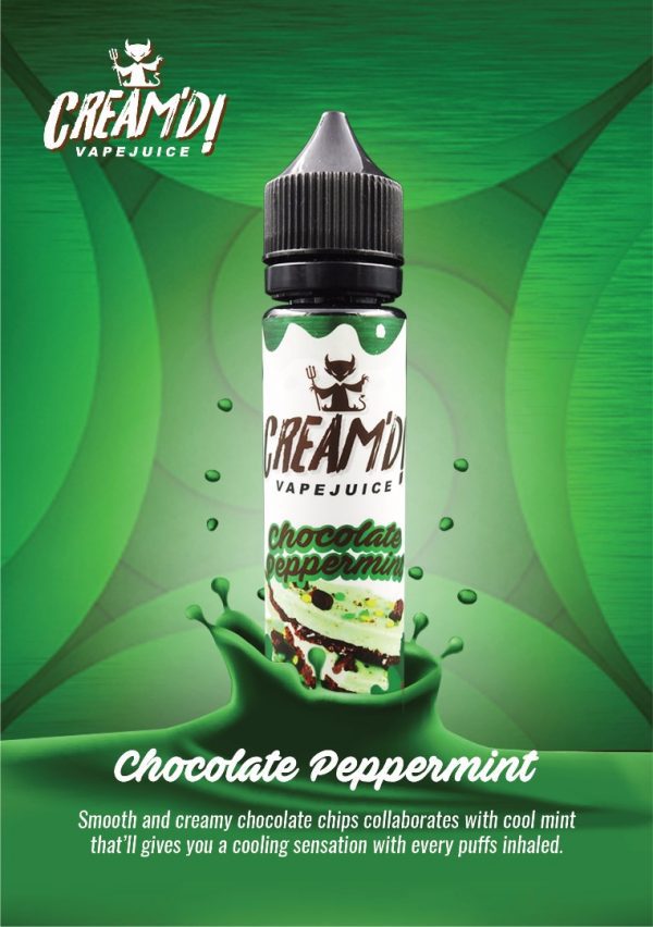 Cream'd Chocolate Peppermint 50ml Shortfill E-Liquid