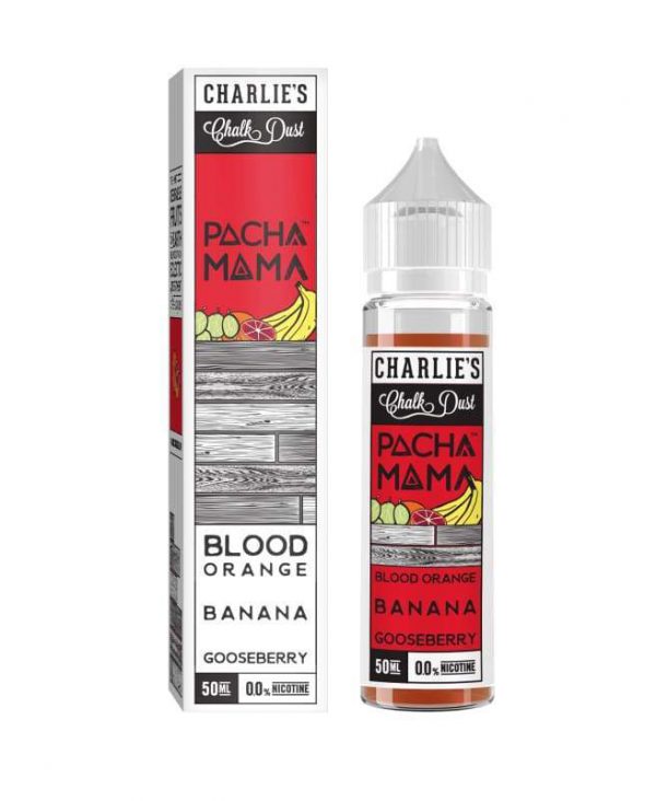 Charlie's Pacha Mama Blood Orange, Banana and Gooseberry 50ml Shortfill E-Liquid