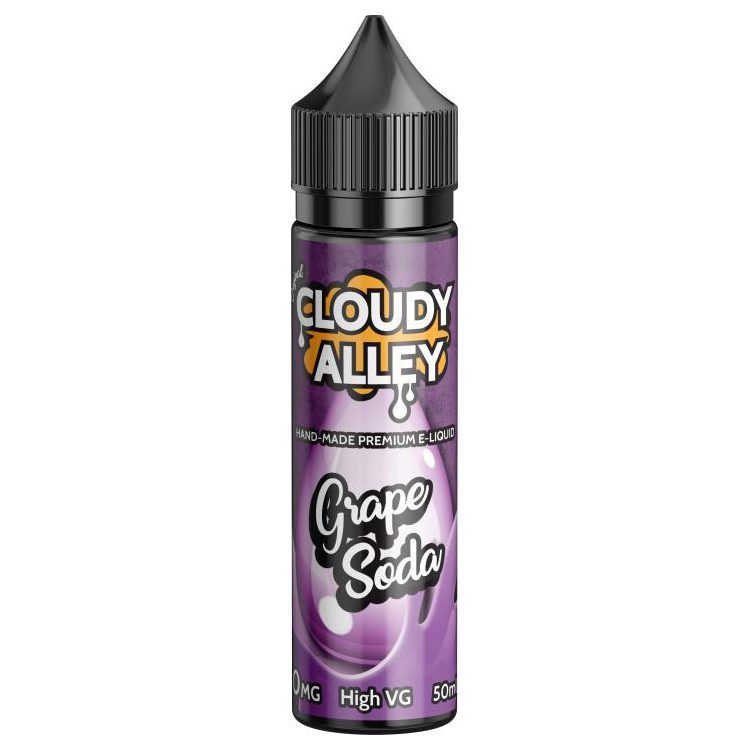 Cloudy Alley Grape Soda 50ml Shortfill E-Liquid