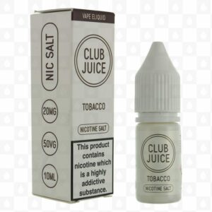 Club Juice Tobacco Nic Salt E Liquid 10ml e1616372553956