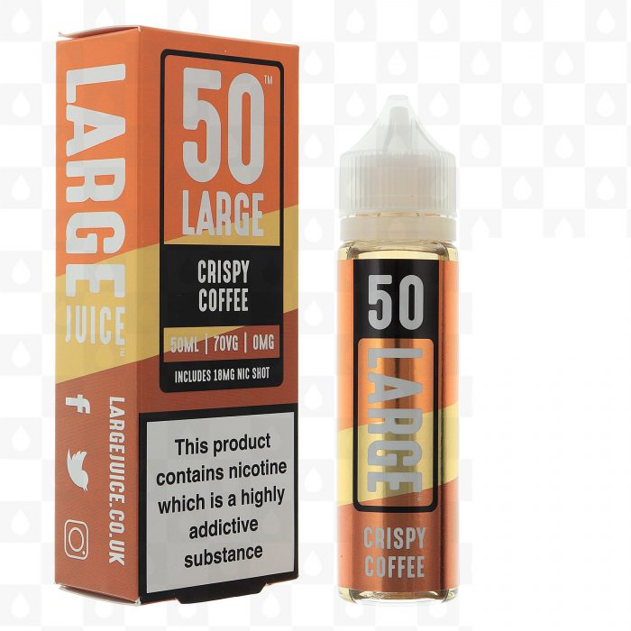 Large Juice 50 Crispy Coffee 50ml Shortfill E-Liquid