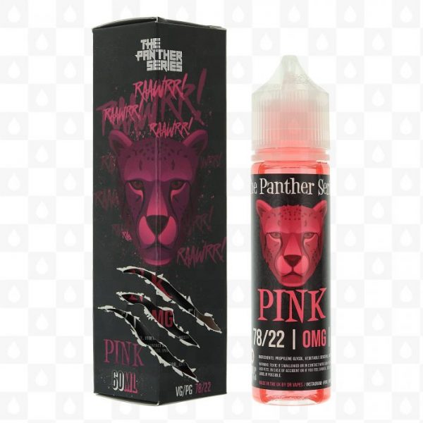 Pink by Panther Series  Dr Vapes E Liquid  50ml Short Fill e1587502420316