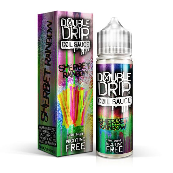 Double Drip Sherbet Rainbow 50ml Shortfill E-Liquid