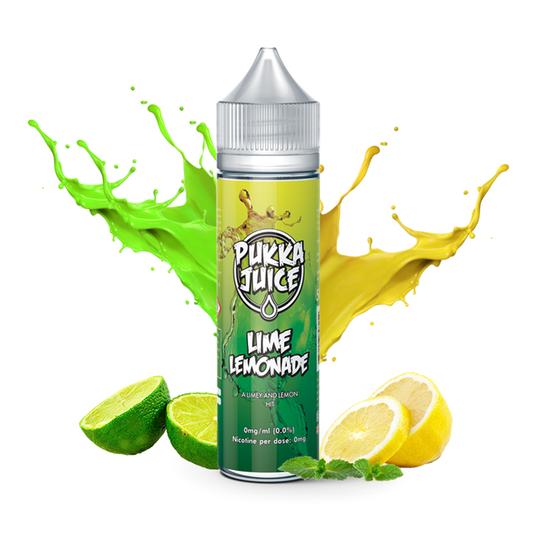 Pukka Juice Lime Lemonade 50ml Shortfill E-Liquid