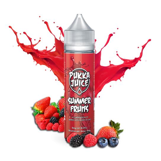 Pukka Juice Summer Fruits 50ml Shortfill E-Liquid