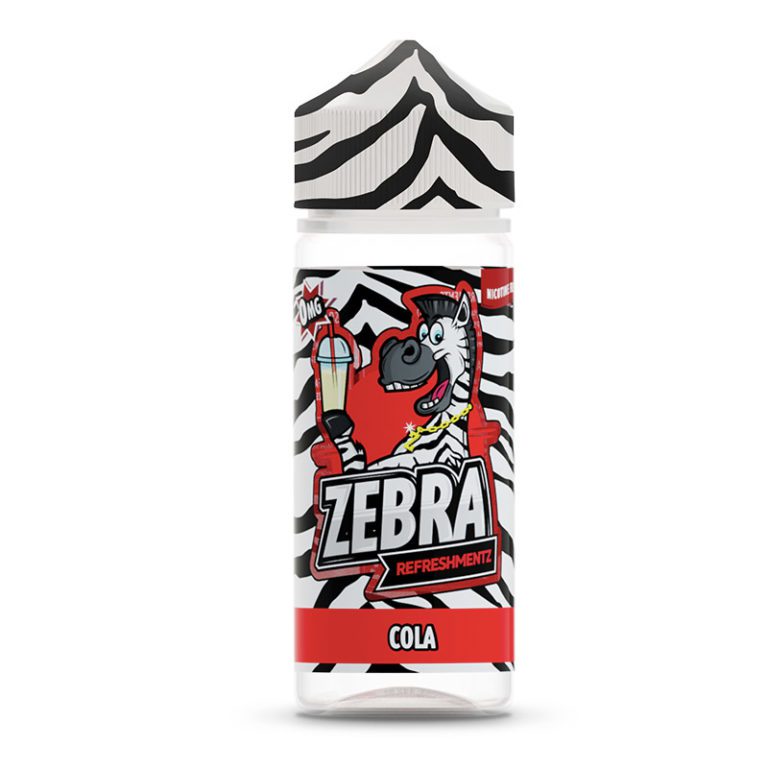 Zebra Refreshmentz Cola 50ml Shortfill E-Liquid