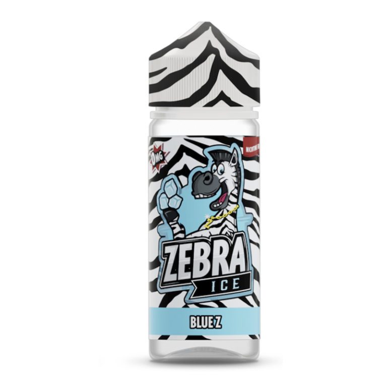 Zebra ICE Blue Z 50ml Shortfill E-Liquid