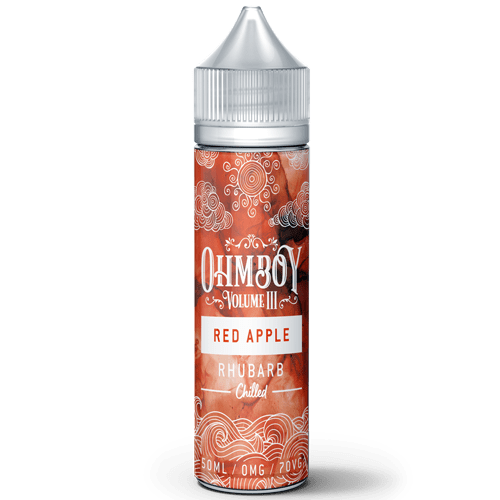 Ohm Boy Red Apple Rhubarb Chilled 50ml E Liquid Ohm Boy Red Apple Rhubarb Chilled 50ml E Liquid