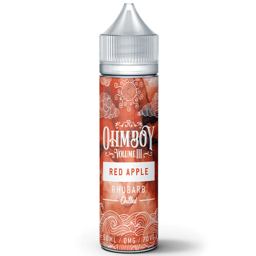 Ohm Boy Red Apple Rhubarb Chilled 50ml E Liquid