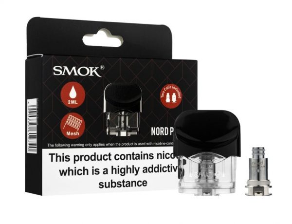 Smok Nord Replacement Pod With 2x Coils e1594736668867