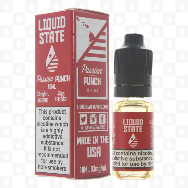 Liquid State Passion Punch 10ml E-Liquid