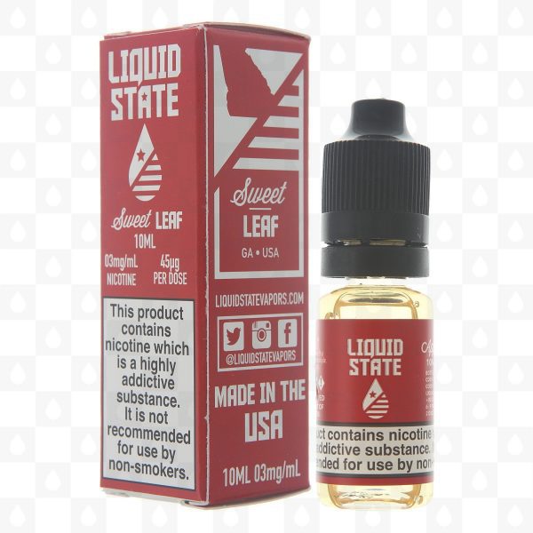 Liquid State Sweet Leaf 10ml E-Liquid