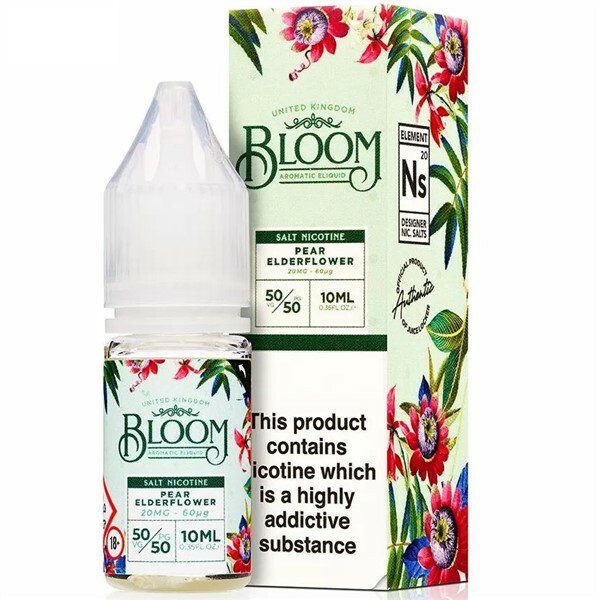 Bloom Pear Elderflower Nic Salt 10ml