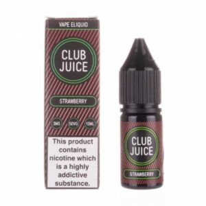 Club Juice Strawberry E Liquid 10ml e1642816736194