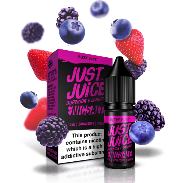 Just Juice Berry Burst 10ml Nic Salt E-Liquid