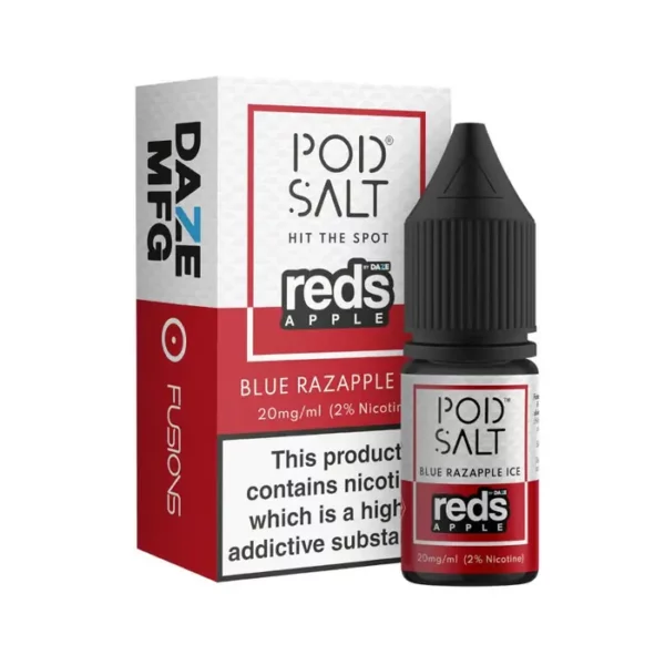 Pod Salt Blue Razapple Ice 10ml Nic Salt E Liquid