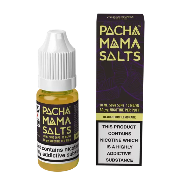 Pacha Mama Salts Blackberry Lemonade 10ml Nic Salt E-Liquid