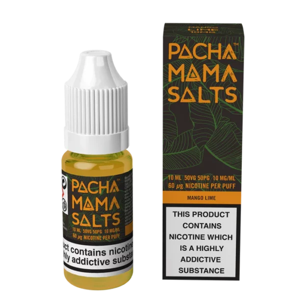 Pacha Mama Salts Mango Lime 10ml Nic Salt E-Liquid