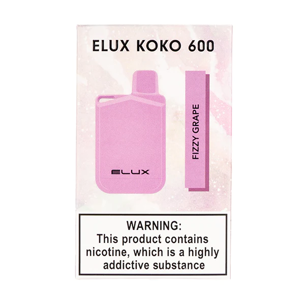 Elux Koko 600 Fizzy Grape Disposable Vape