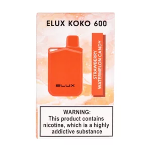 Elux Koko 600 Strawberry Watermelon Candy Disposable Vape