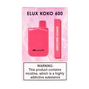 Elux Koko 600 Unicorn Shake Disposable Vape