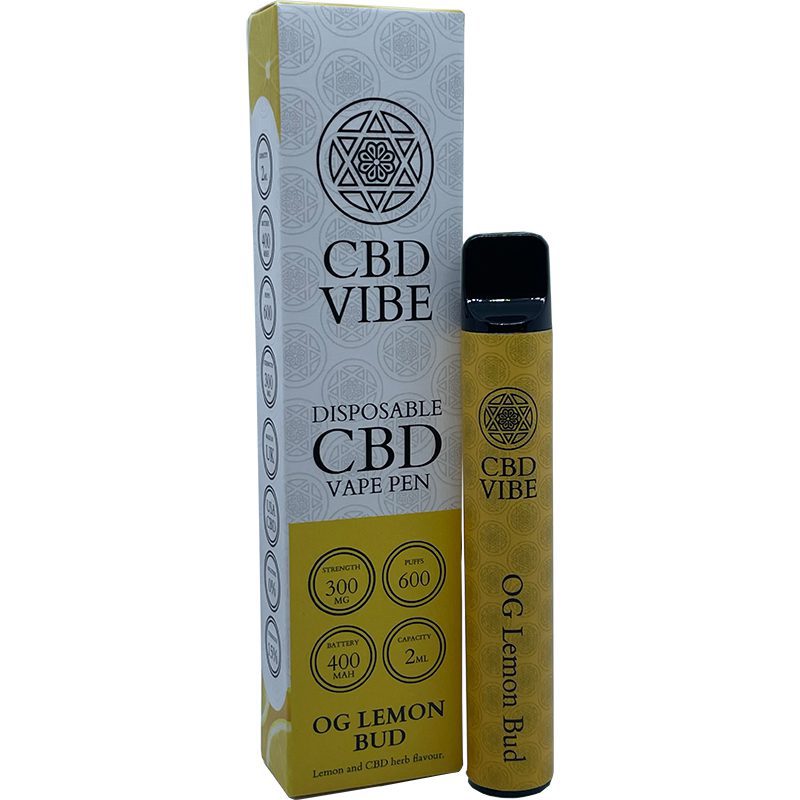 CBD Vibe OG Lemon Bud Disposable CBD Vape Pen