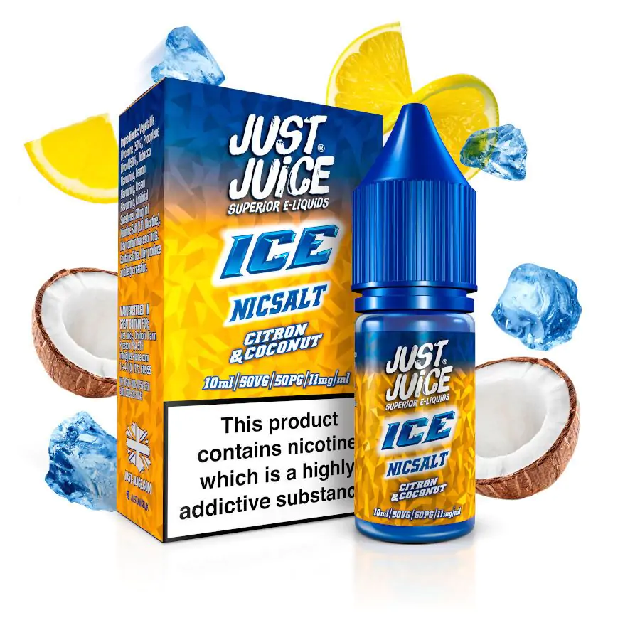 Just Juice Citron Coconut Ice 10ml Nic Salt E Liquid