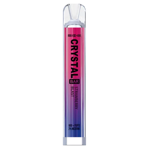 SKE Crystal Bar 600 Strawberry Blast Disposable Vape