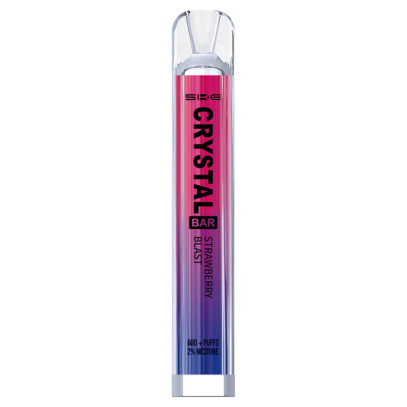 SKE Crystal Bar 600 Strawberry Blast Disposable Vape