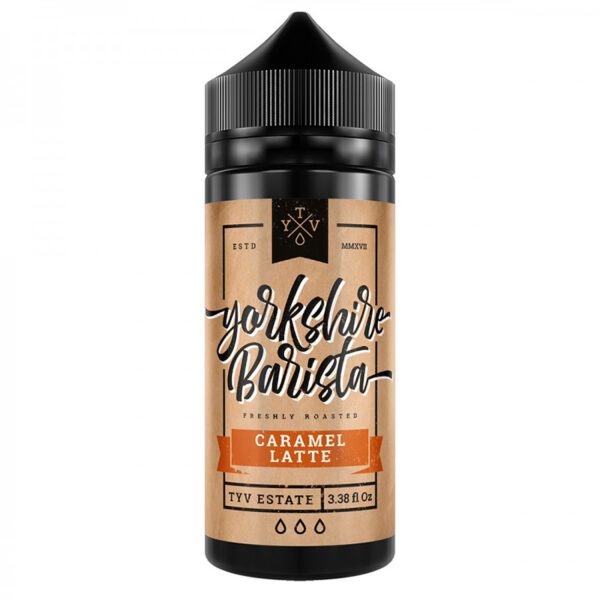 Yorkshire Barista Caramel Latte 100ml E Liquid