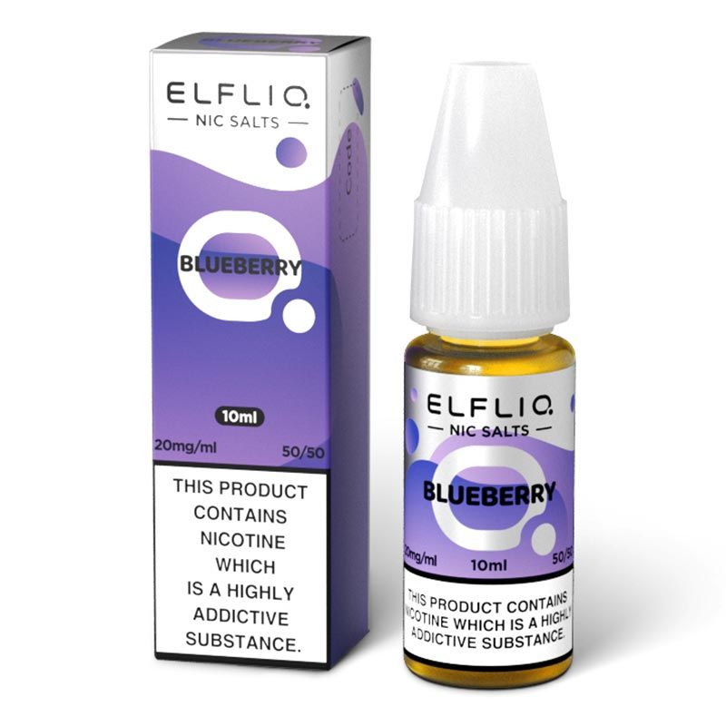 Elf Bar ELFLIQ Blueberry 10ml Nic Salt E Liquid