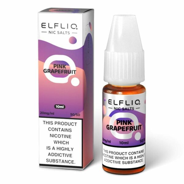 Elf Bar ELFLIQ Pink Grapefruit 10ml Nic Salt E Liquid