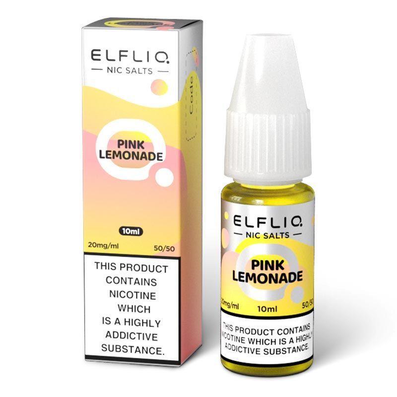 Elf Bar ELFLIQ Pink Lemonade 10ml Nic Salt E Liquid