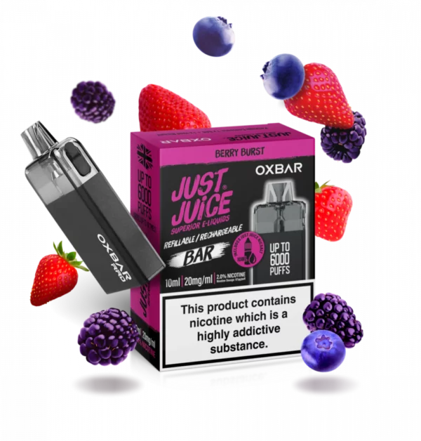 Just Juice x Oxbar RRB Berry Burst 20mg Disposable Vape