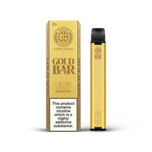 Gold Bar 600 Peach Pear Disposable Vape