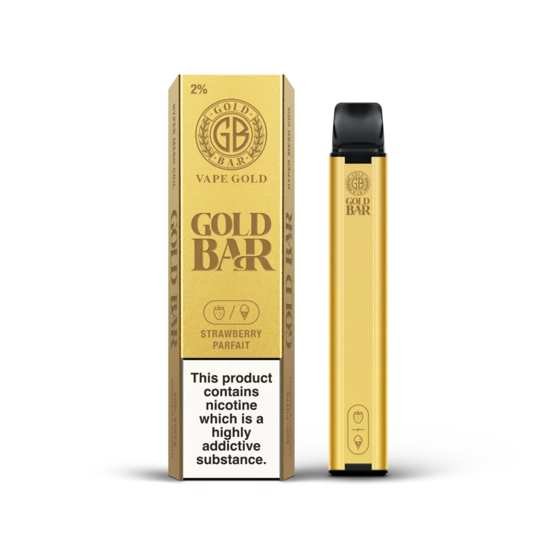 Gold Bar 600 Strawberry Parfait Disposable Vape
