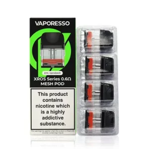 Vaporesso XROS 0.6 Mesh Replacement Pods (4 Pack)