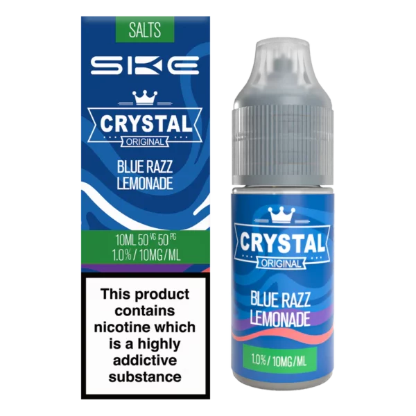 SKE Crystal Salts Blue Razz Lemonade 10ml Nic Salt E Liquid