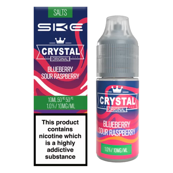SKE Crystal Salts Blueberry Sour Raspberry 10ml Nic Salt E Liquid