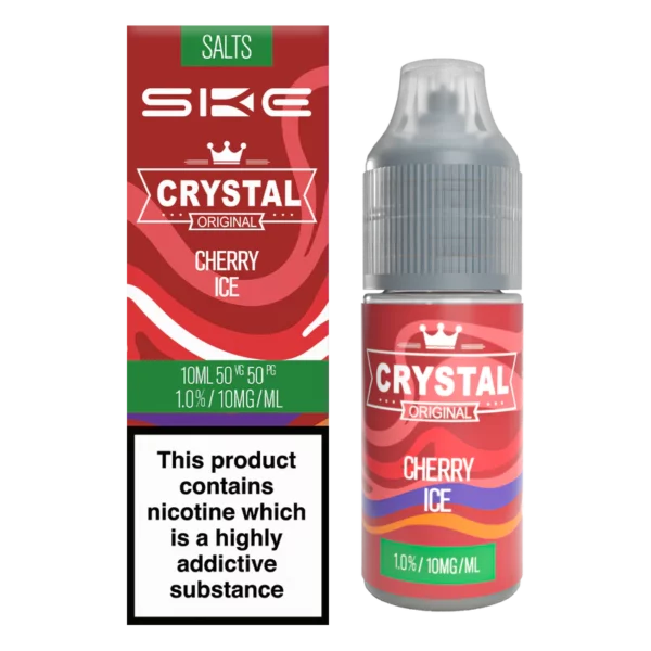 SKE Crystal Salts Cherry Ice 10ml Nic Salt E Liquid