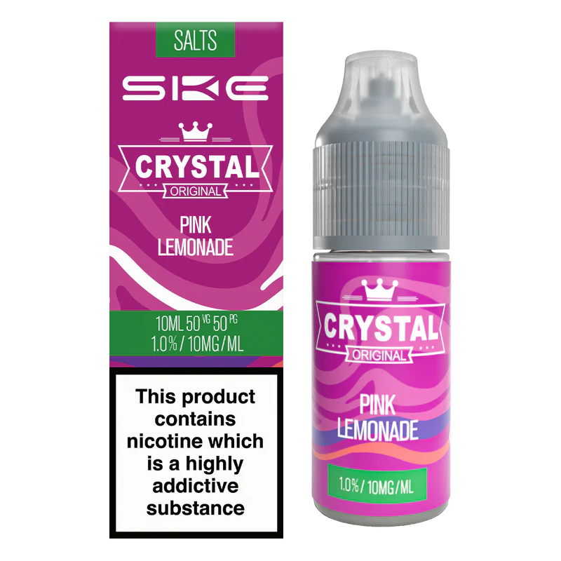 SKE Crystal Salts Pink Lemonade 10ml Nic Salt E Liquid