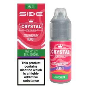 SKE Crystal Salts Strawberry Burst 10ml Nic Salt E Liquid