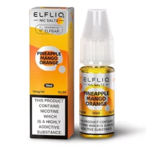 Elf Bar ELFLIQ Pineapple Mango Orange 10ml Nic Salt E Liquid