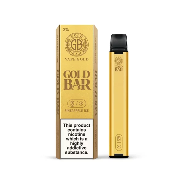 Gold Bar 600 Pineapple Ice Disposable Vape