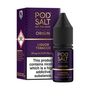 Pod Salt Liquor Tobacco 10ml Nic Salt E Liquid