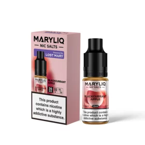 Maryliq Blackcurrant Apple Nic Salt 10ml E Liquid