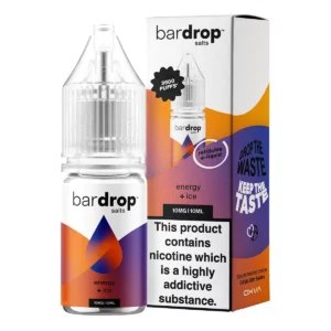 Bar Drop Salts Energy Ice 10ml E Liquid