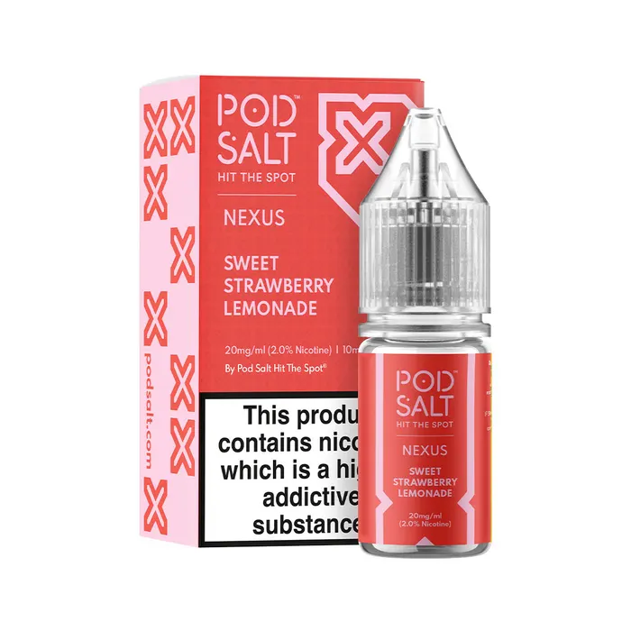 Nexus Sweet Strawberry Lemonade 10ml Pod Salt E Liquid