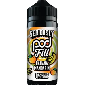 Seriously Pod Fill Banana Mandarin 100ml E Liquid